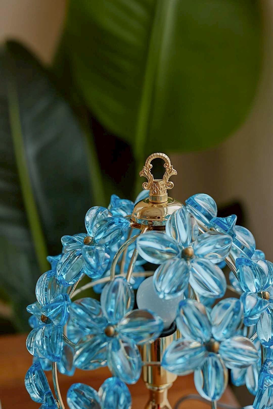 Bloom Blue Flower Lamp
