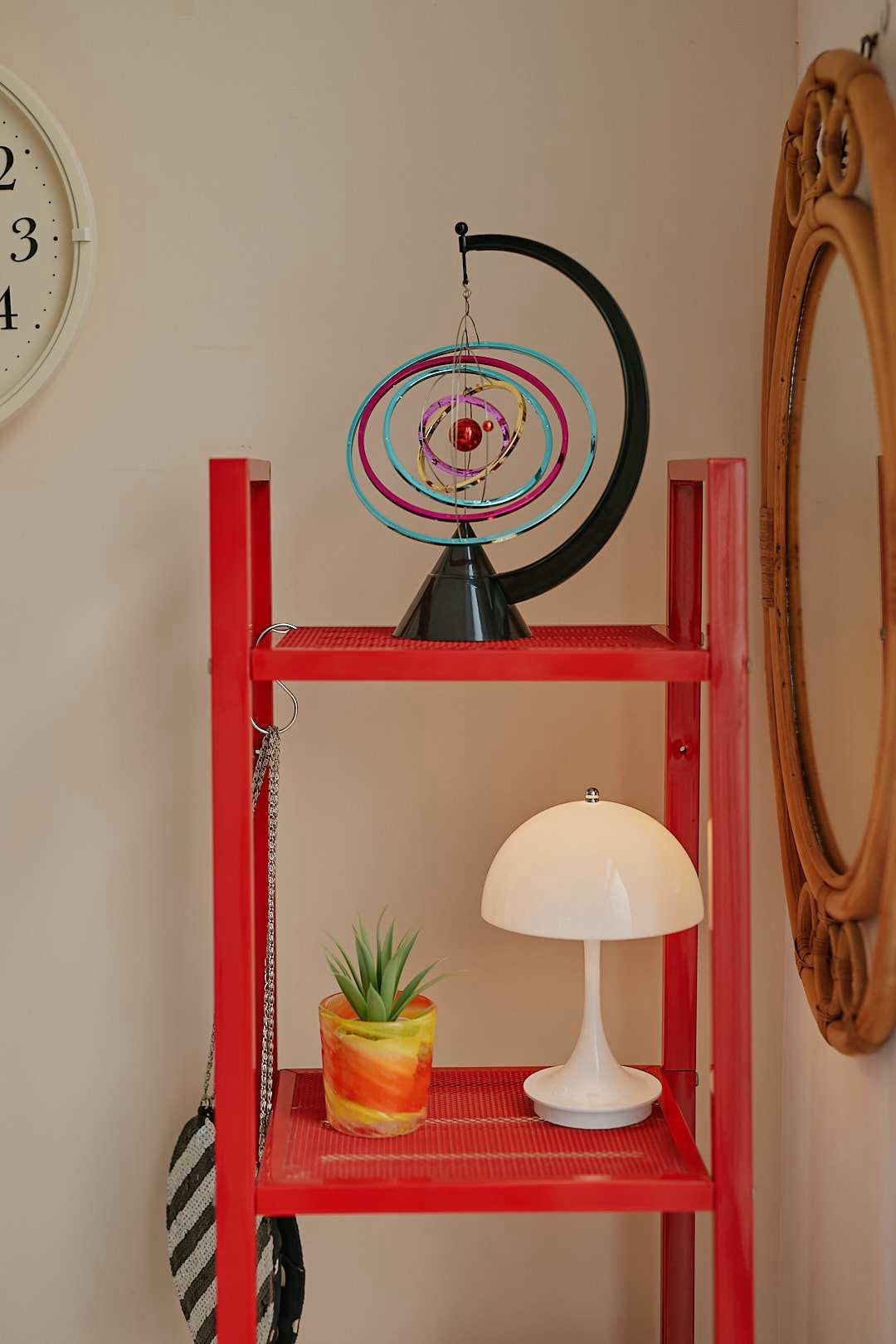 Red Ladder Shelf