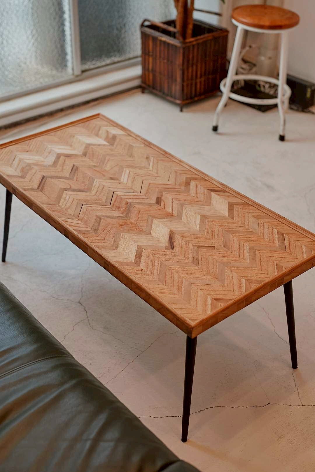 Herringbone Coffee Table