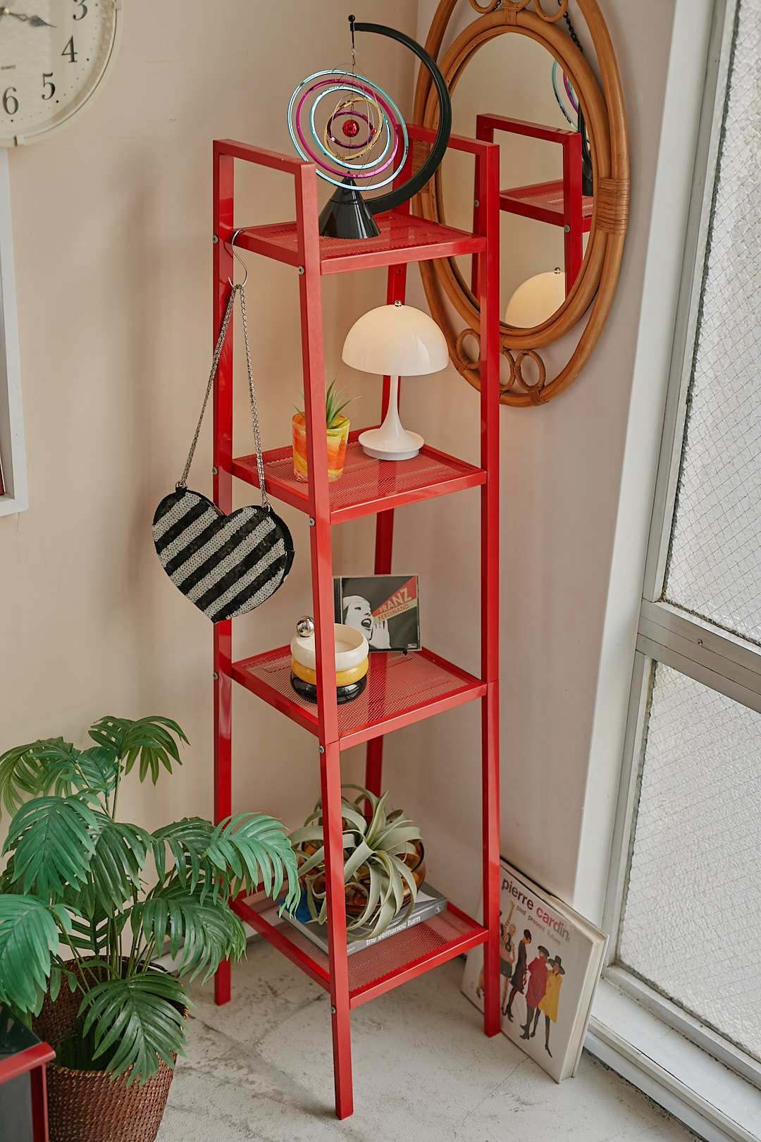 Red Ladder Shelf