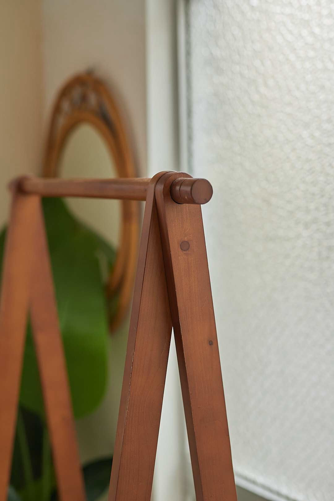 Folding Wooden Clothes Rack