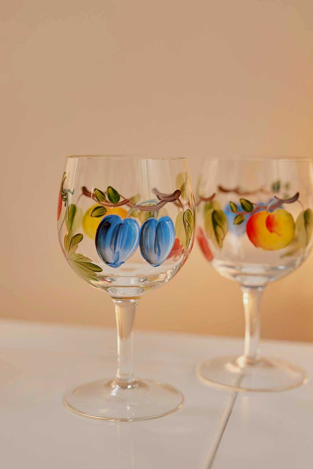 Fruit Garden Wine Glass