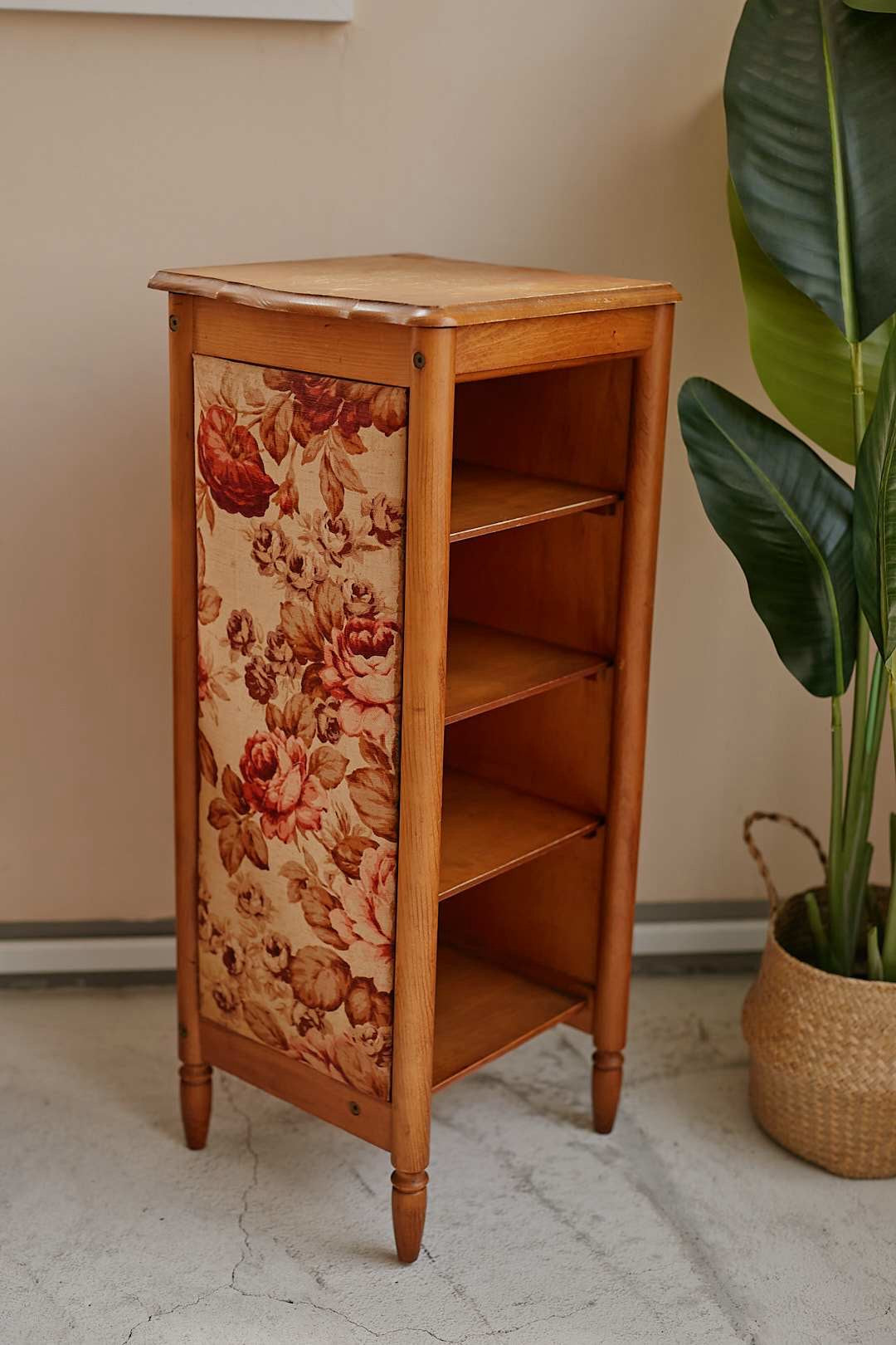 Floral Side Shelf