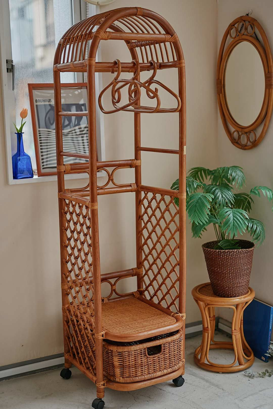 Rattan Wardrobe Rack
