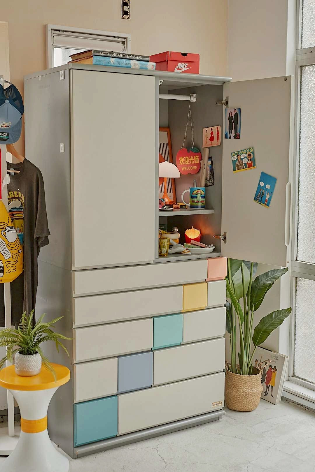 Pastel Accent Wardrobe
