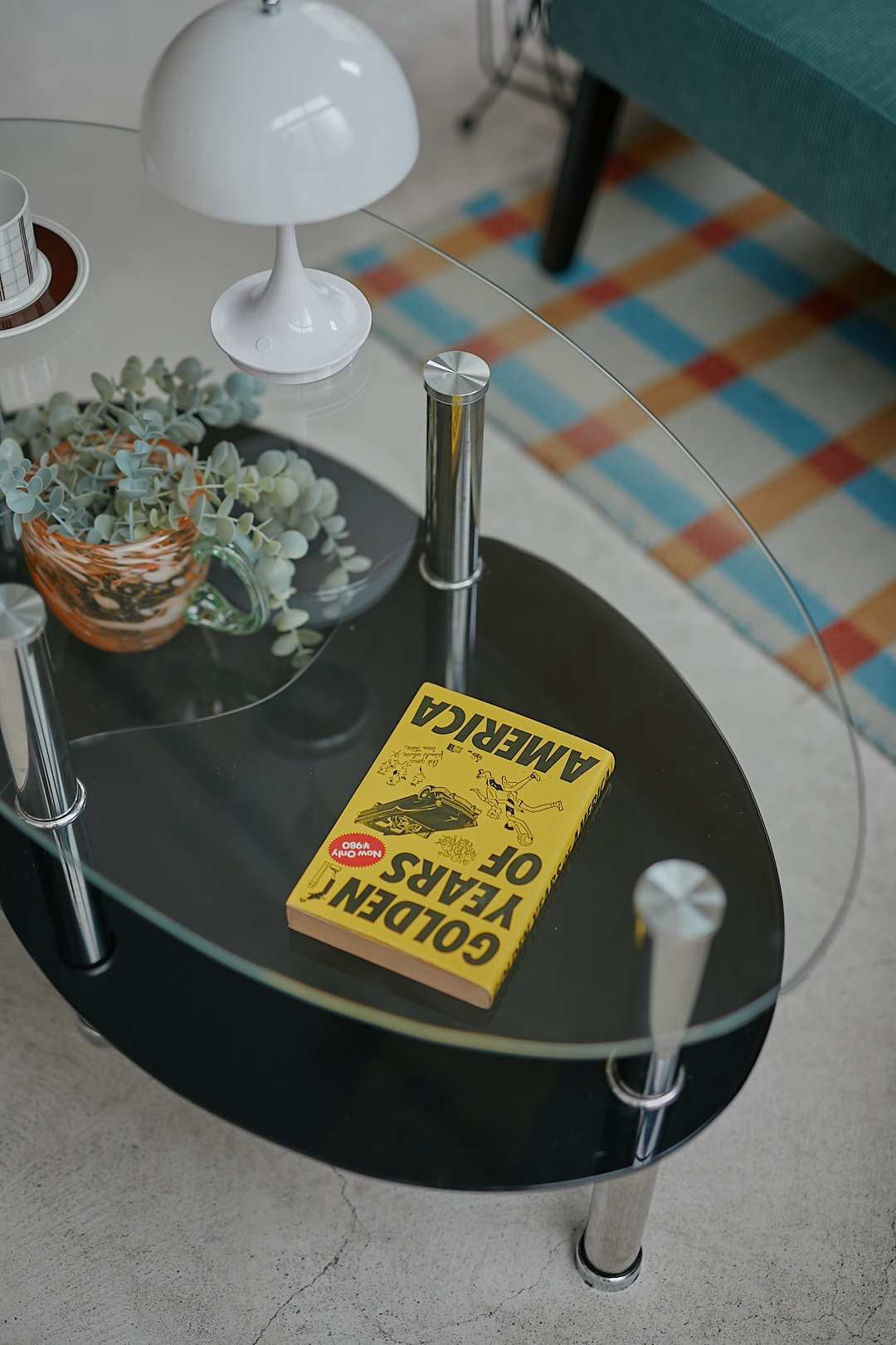 Black Layer Glass Table