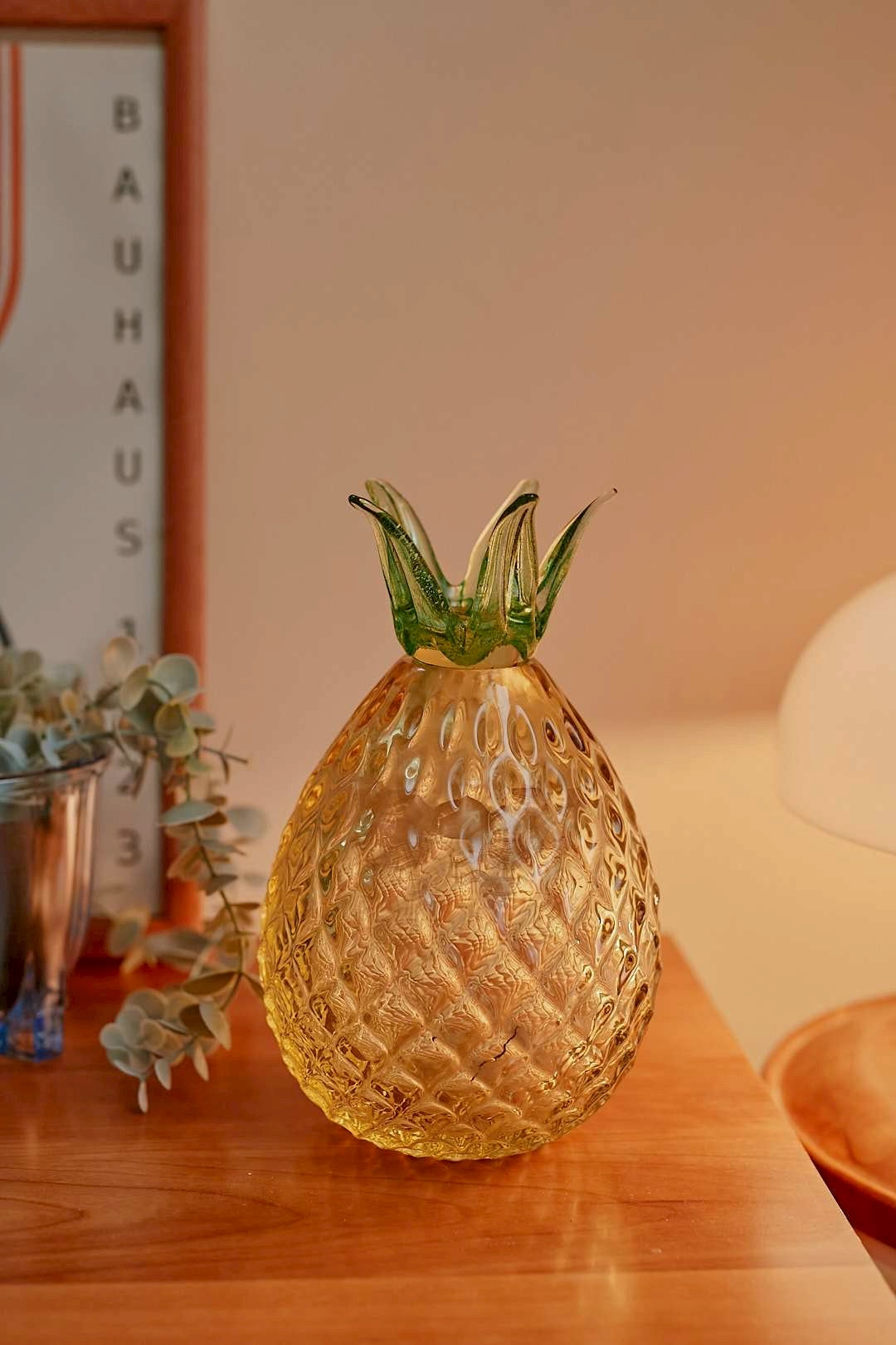 Tropical Glass Objet Vase