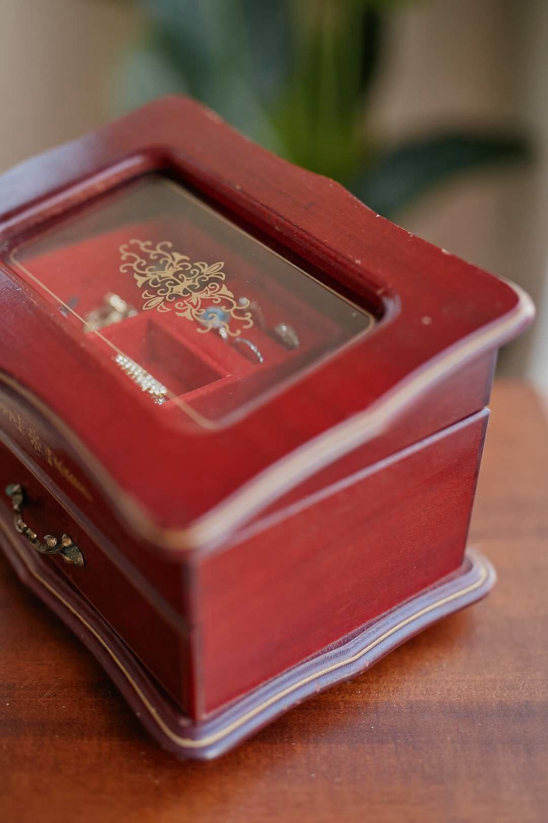 Rouge Velvet Jewelry Case