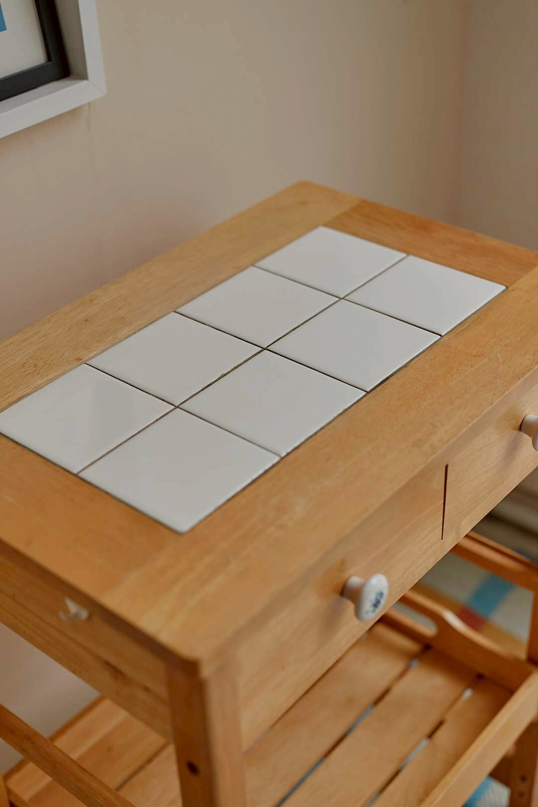 Tile top console