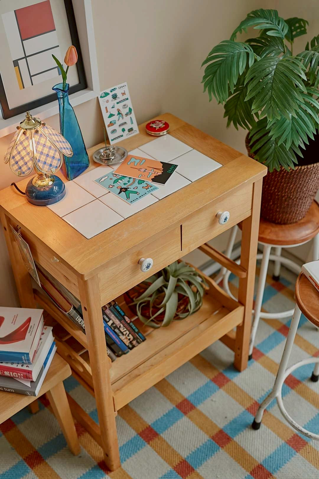 Tile top console