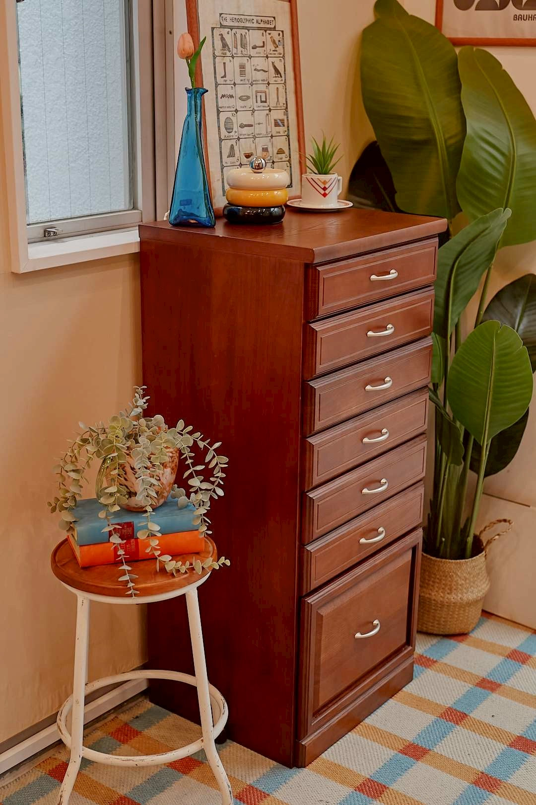 7Drawer Slim Wood Chest