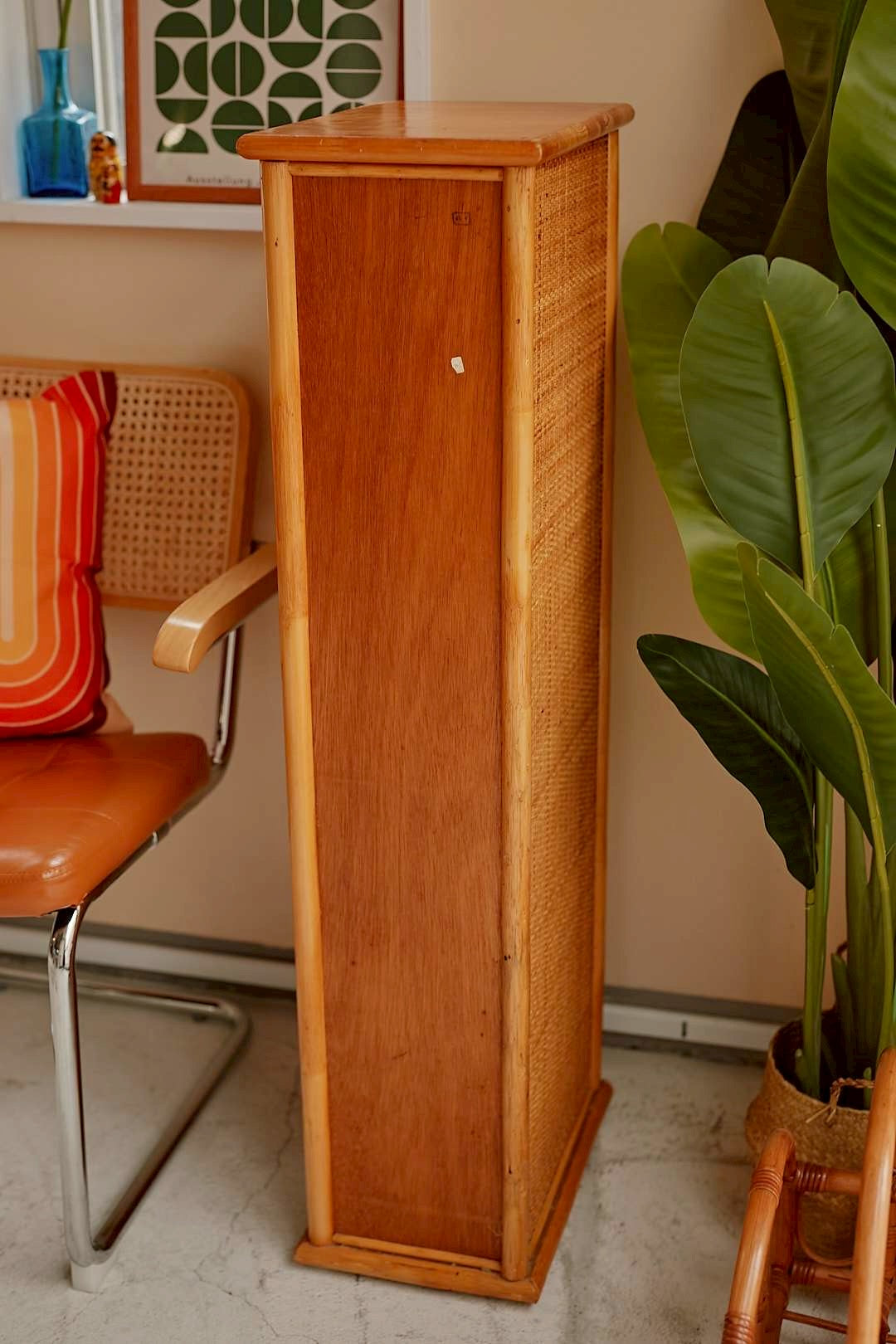 Rattan Slim Chest