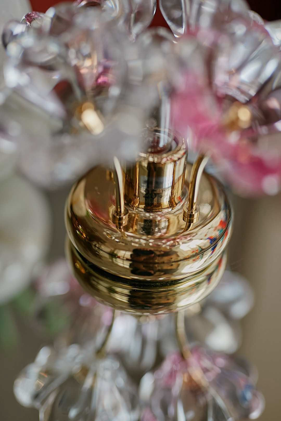 HOYA Crystal フラワーガラスランプ