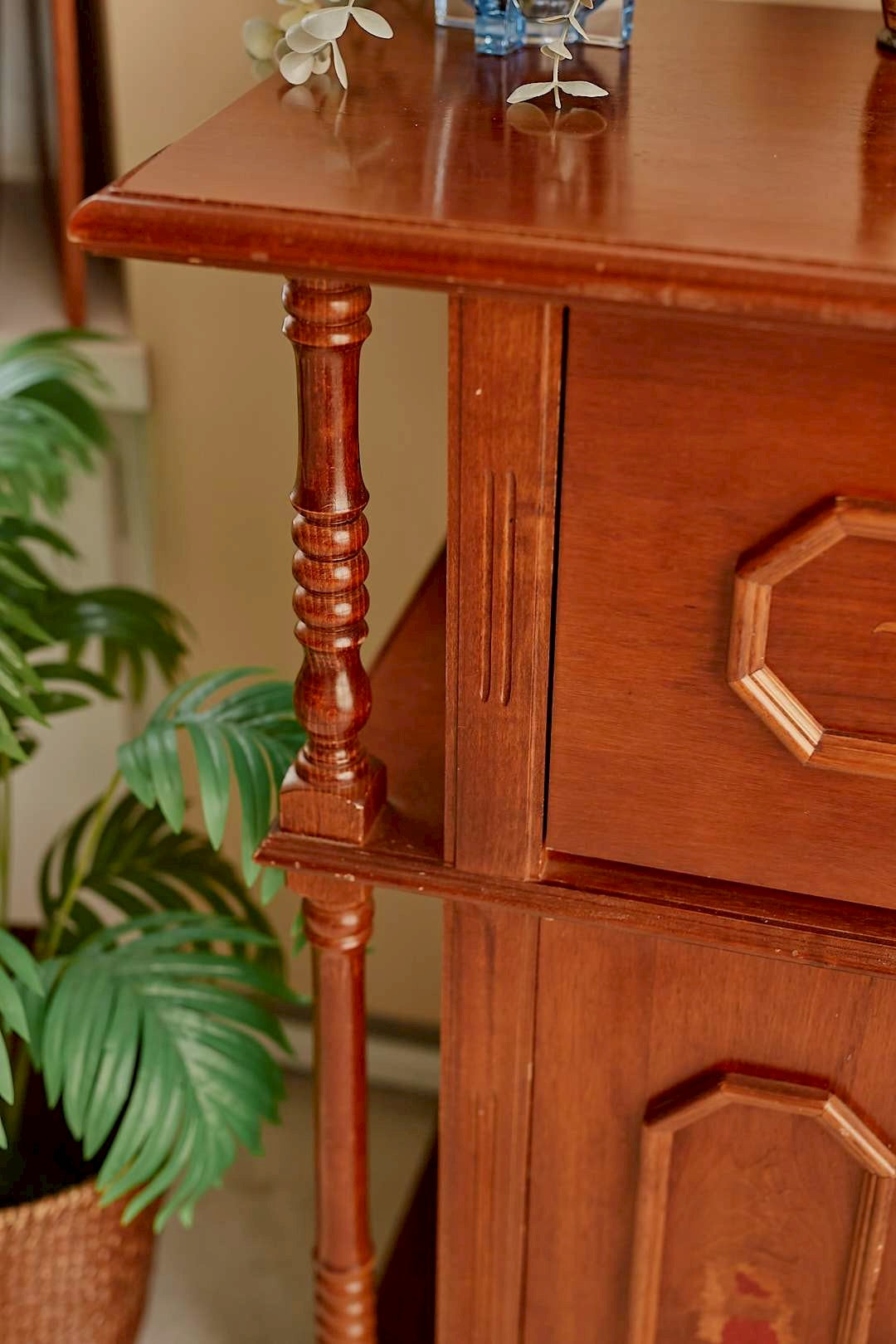Floral Writing Cabinet