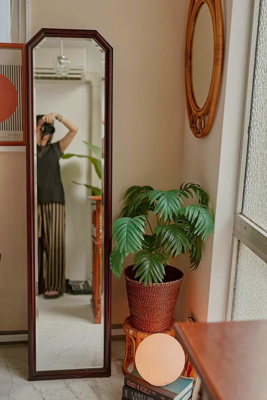 Vintage Standing Mirror