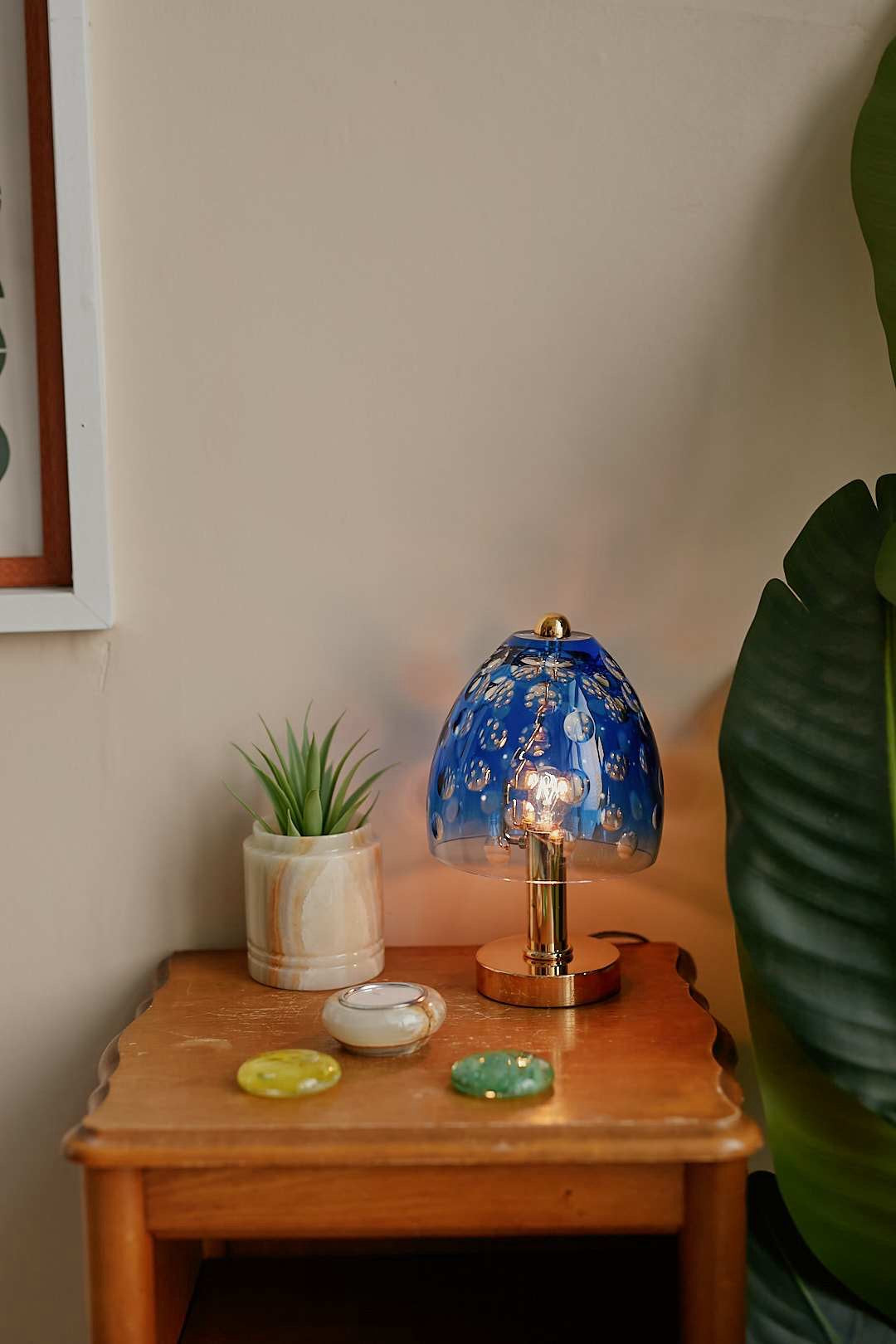 HOYA Crystal Blue Dot Lamp