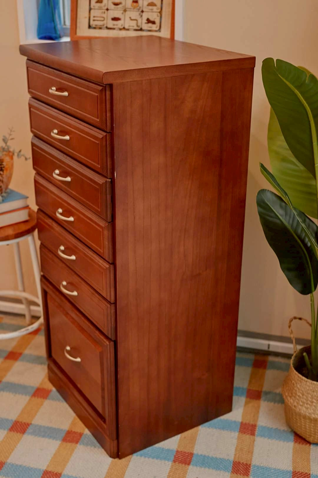 7Drawer Slim Wood Chest