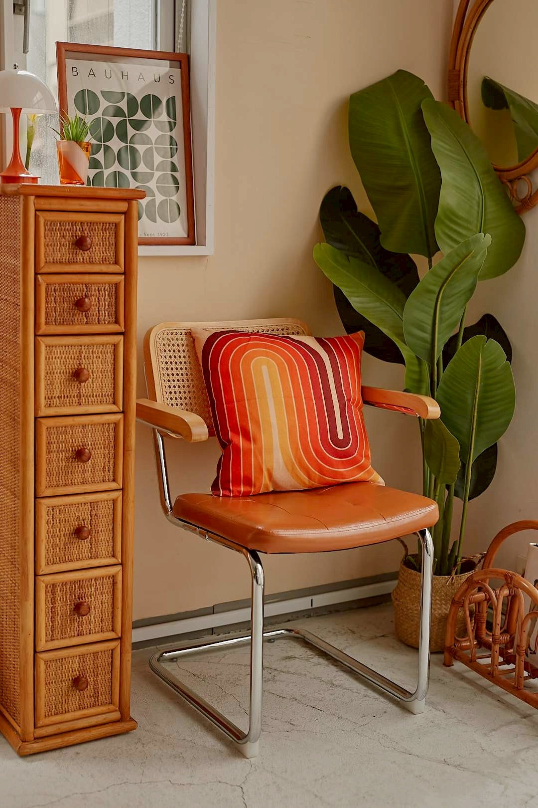 Rattan Cantilever Chair