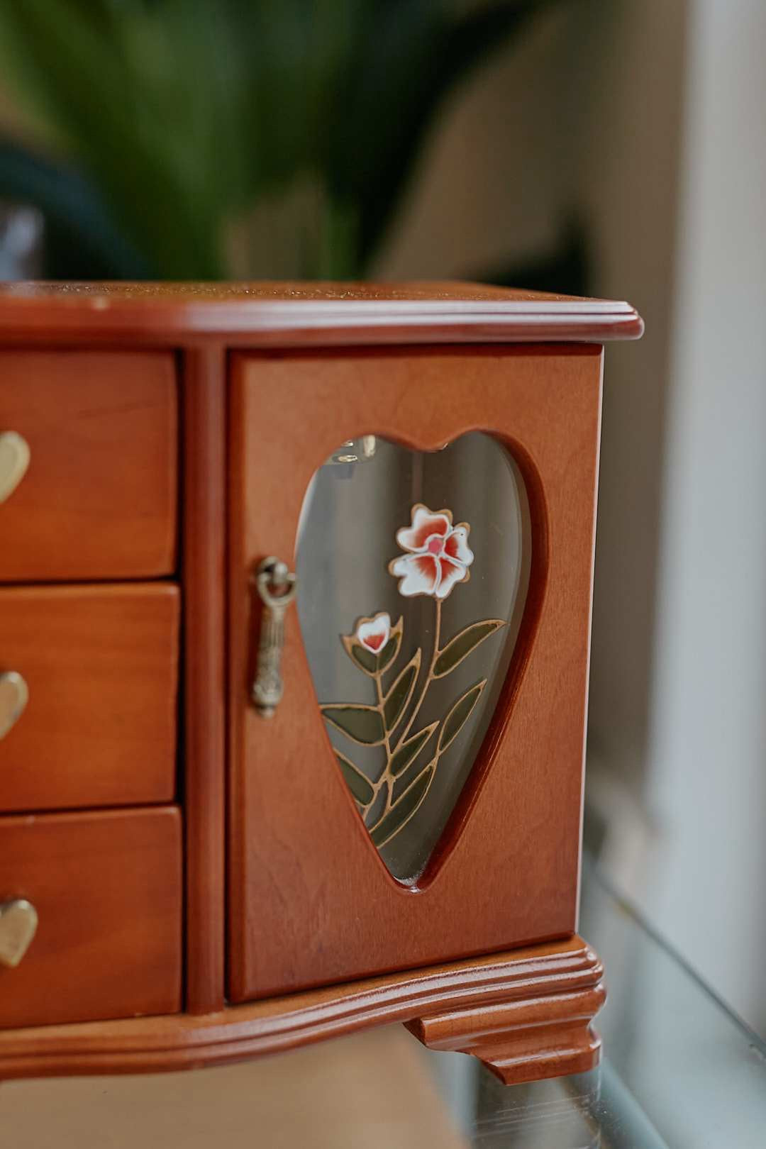 Heart Window Jewelry Box