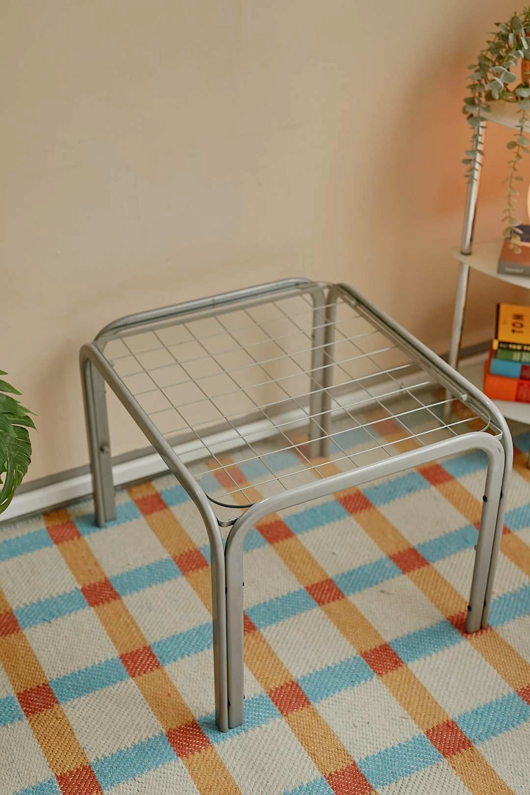 Glass Grid Table