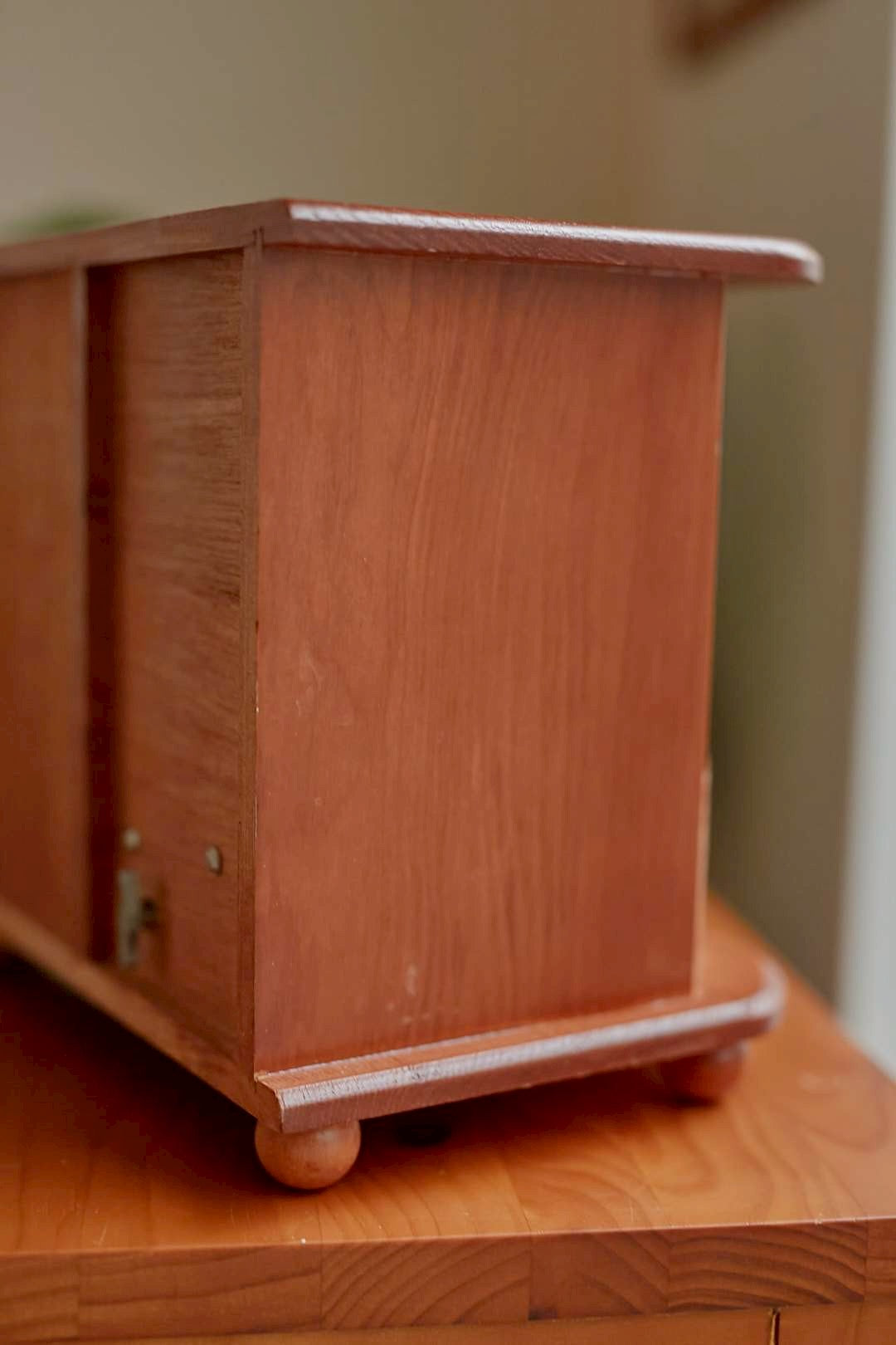 Wood jewelry cabinet