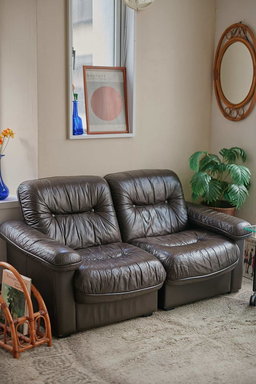 KOSUGA Vintage Leather Sofa
