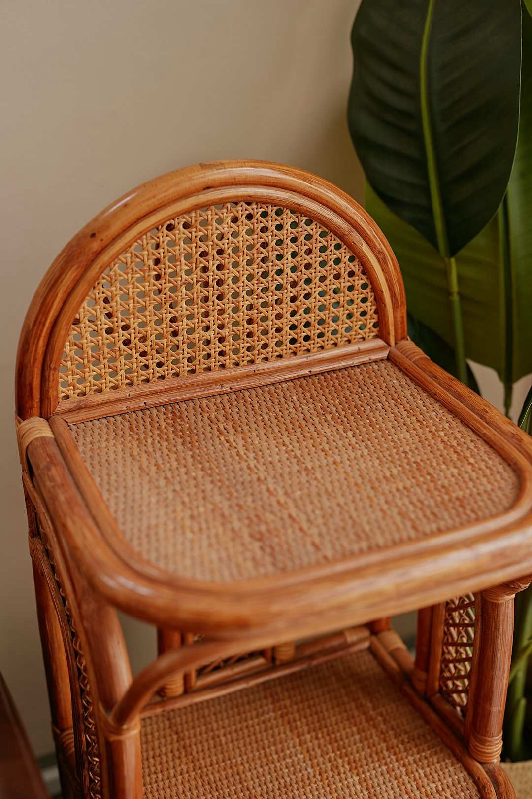 Rattan Arch Design Shelf