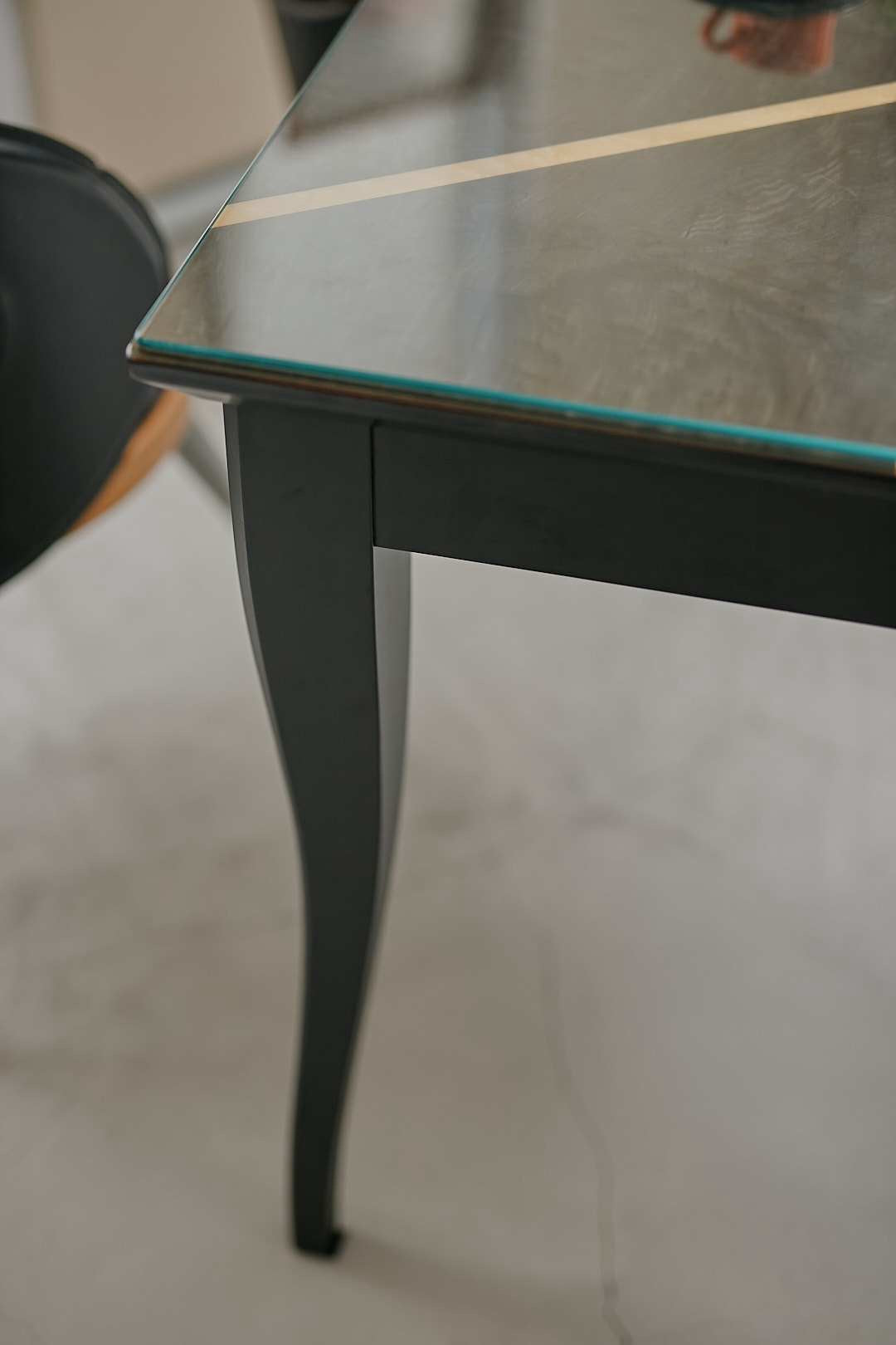 Modern Art Glass Dining Set