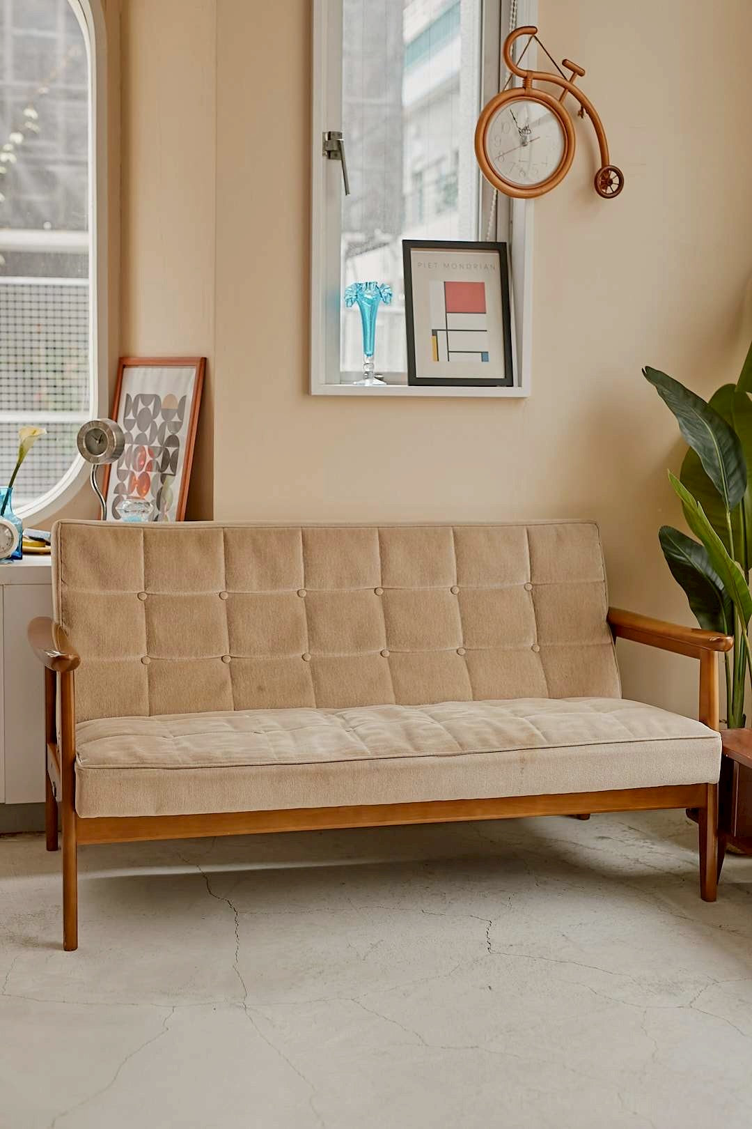 カリモク60 Barolo Beige K-Chair 2 Seater