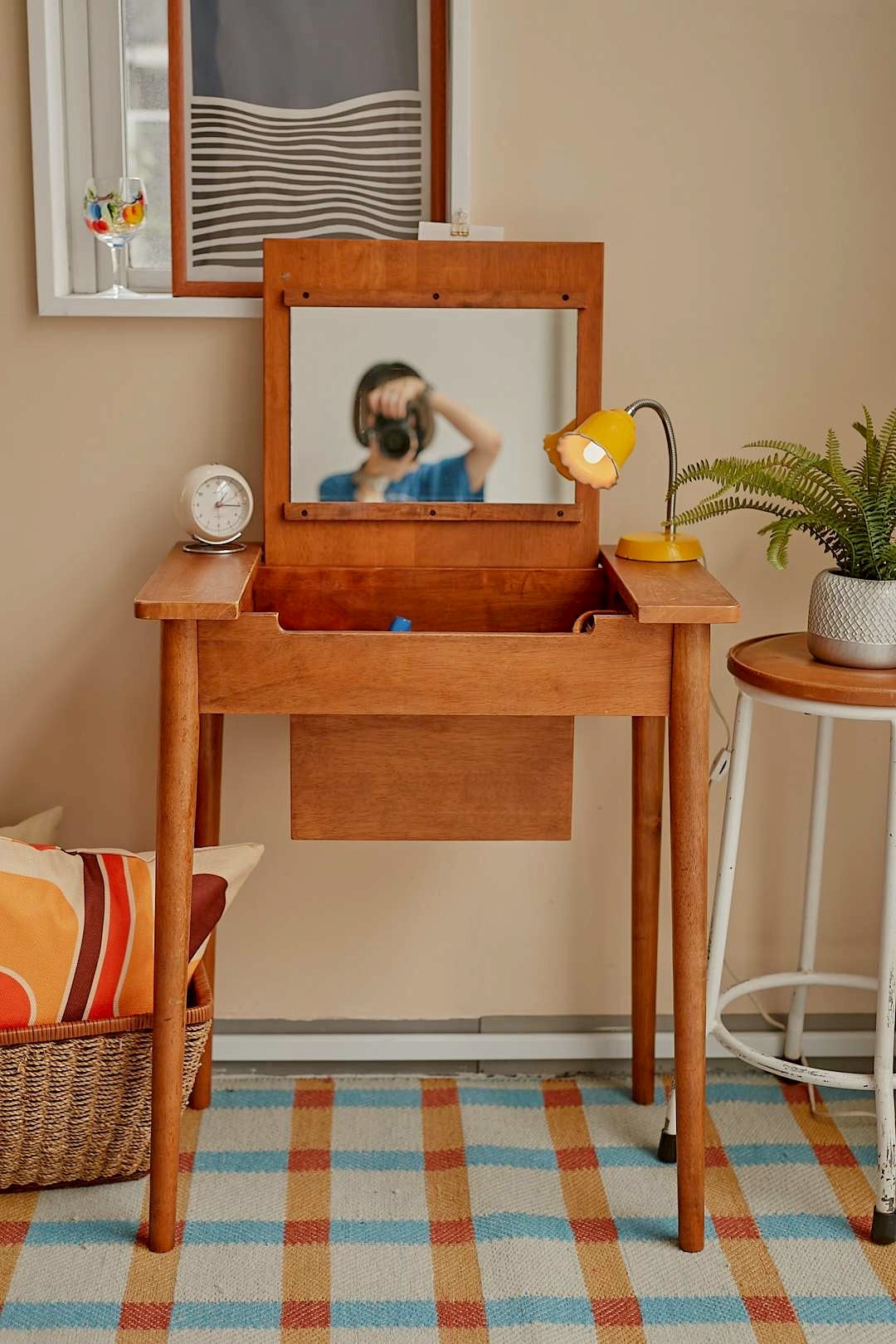 Hidden Vanity Desk