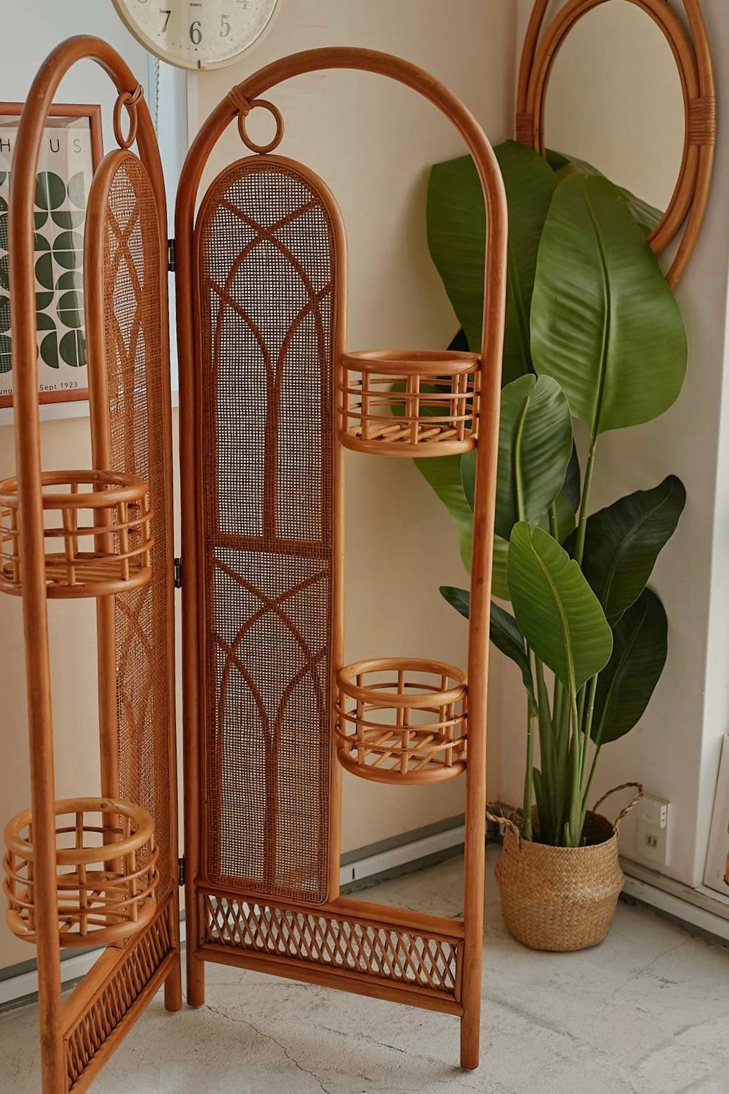 Rattan Basket Partition