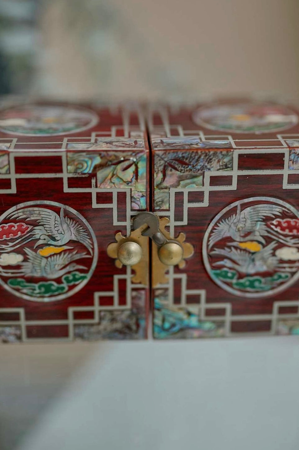 Raden Crane Jewelry Box