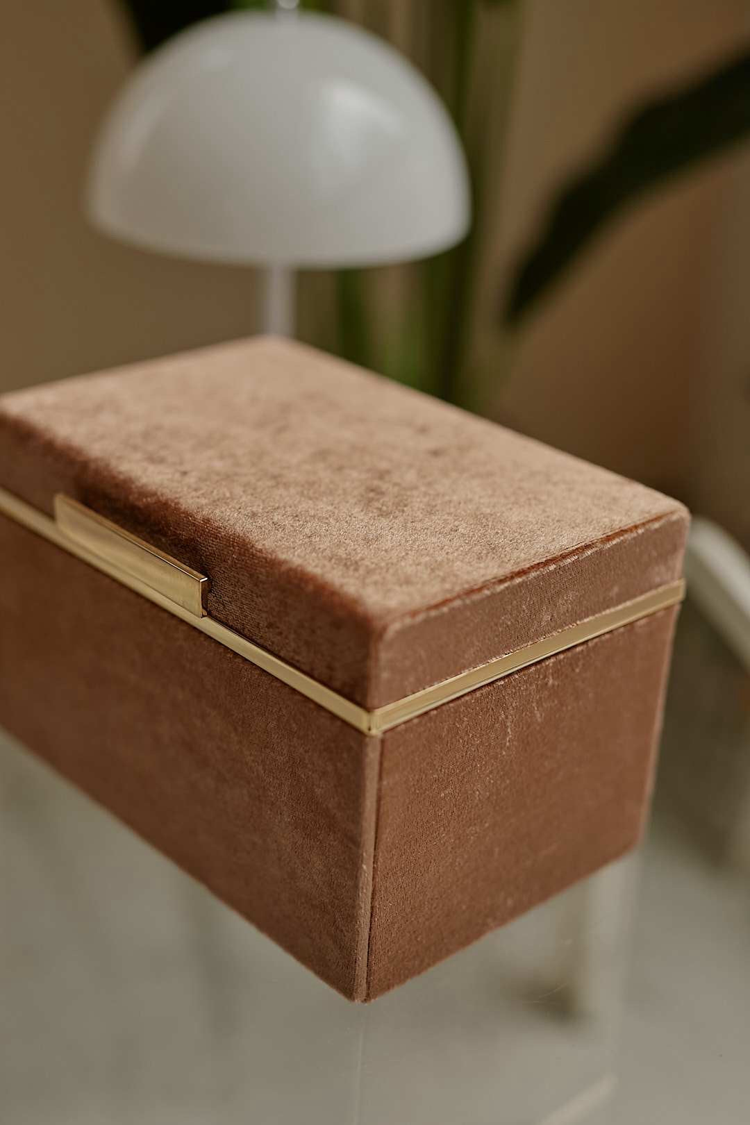 Pink Velvet Jewelry Box