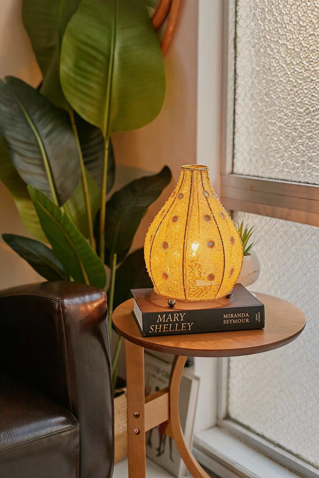Taj Mahal Bead Lamp (yellow)