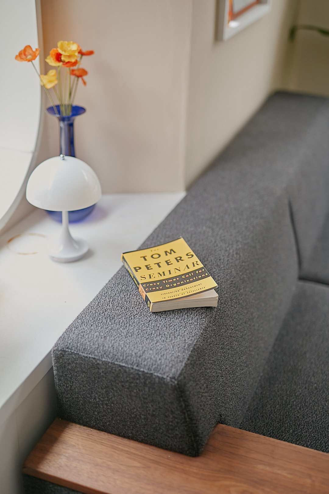 FLANNEL SOFA BRICK Wide Arm Sofa