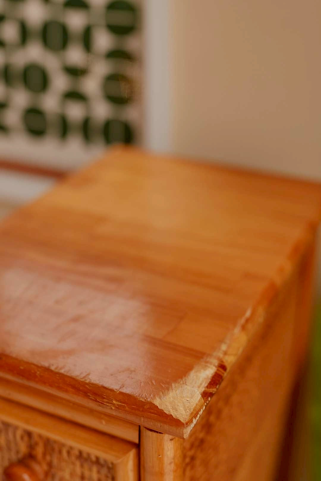 Rattan Slim Chest