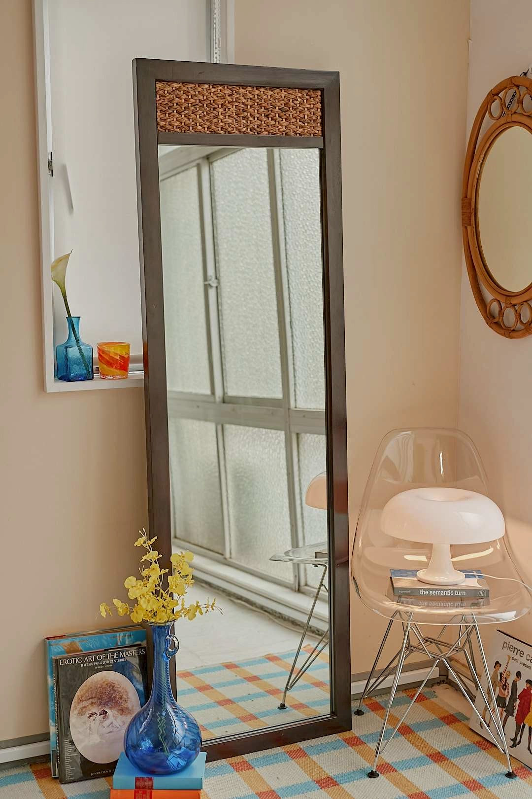 Rattan Accent Mirror