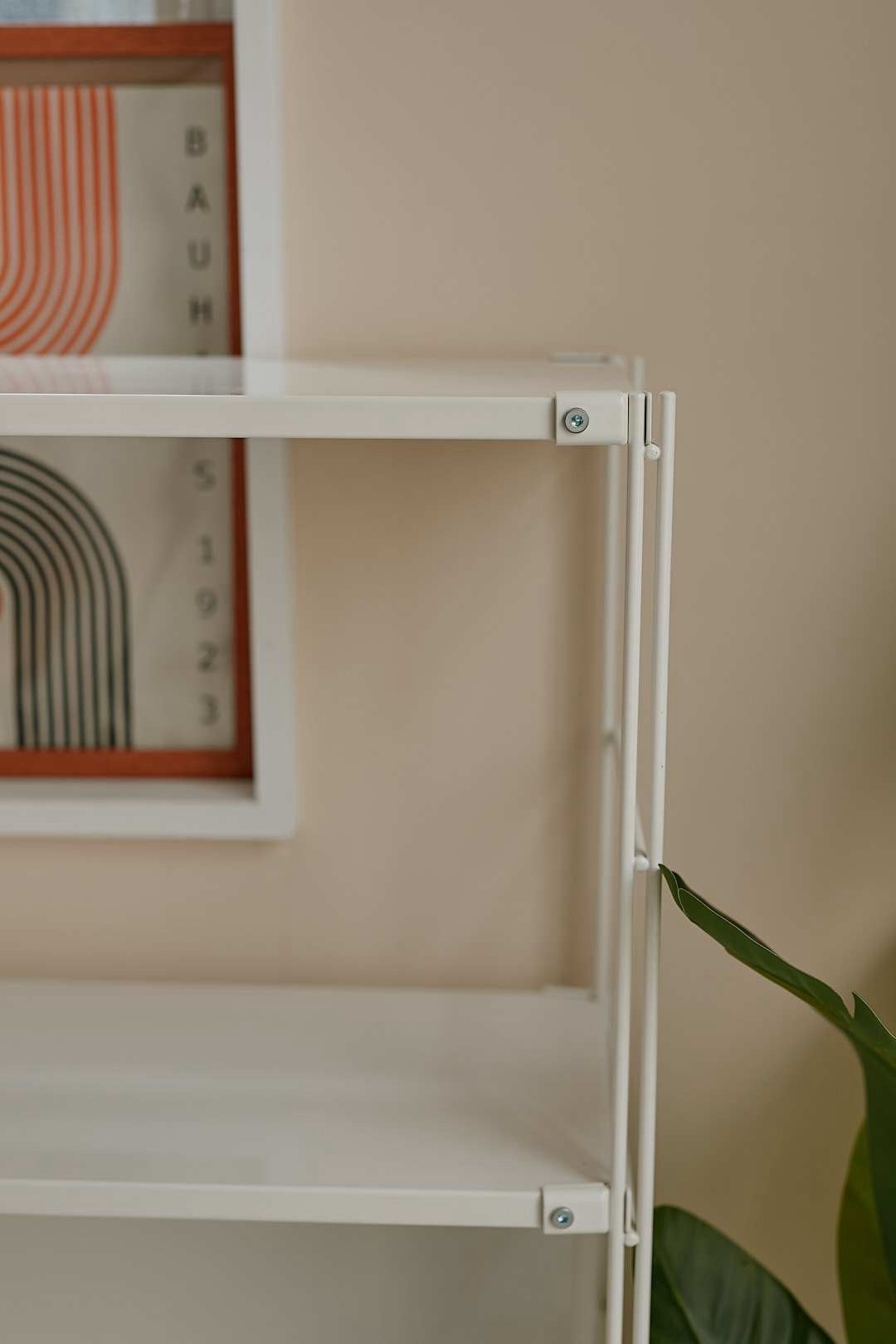 White Caster Shelf