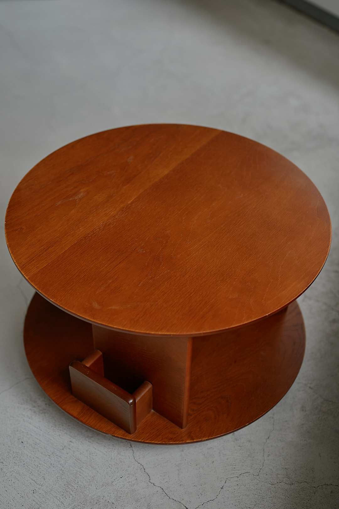 Round Wood Stage Table