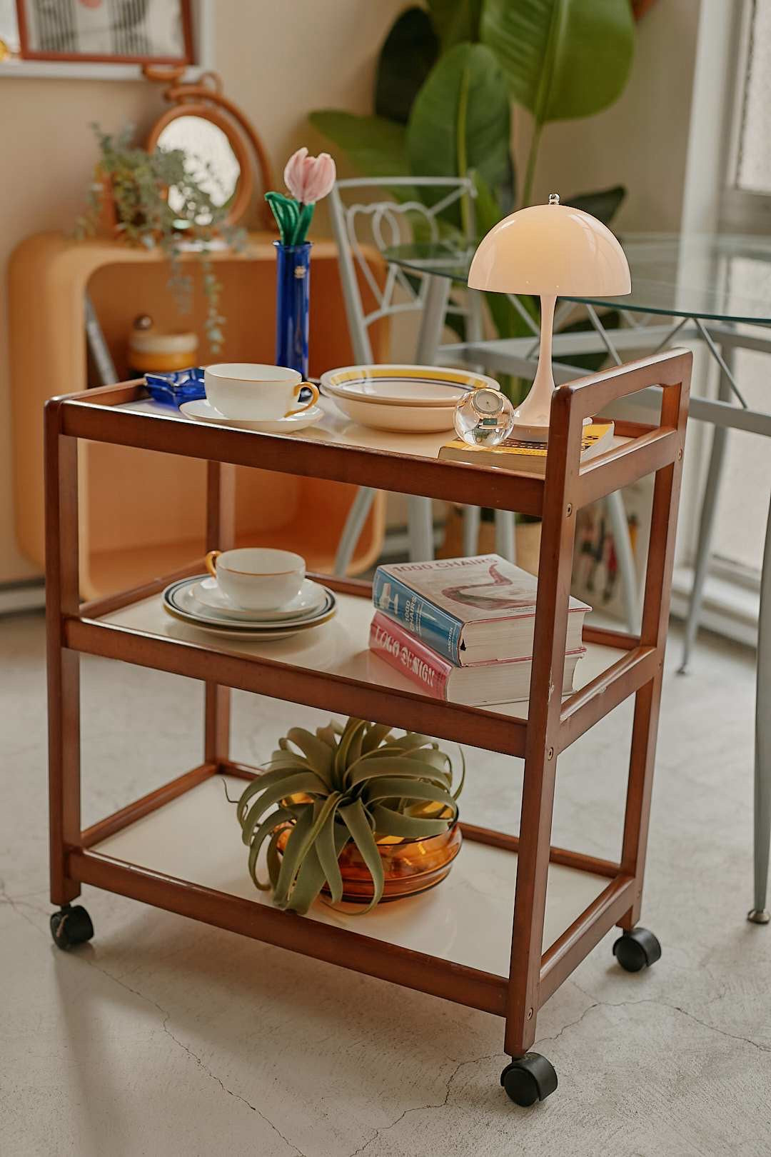 3Tier Wood Caster Wagon