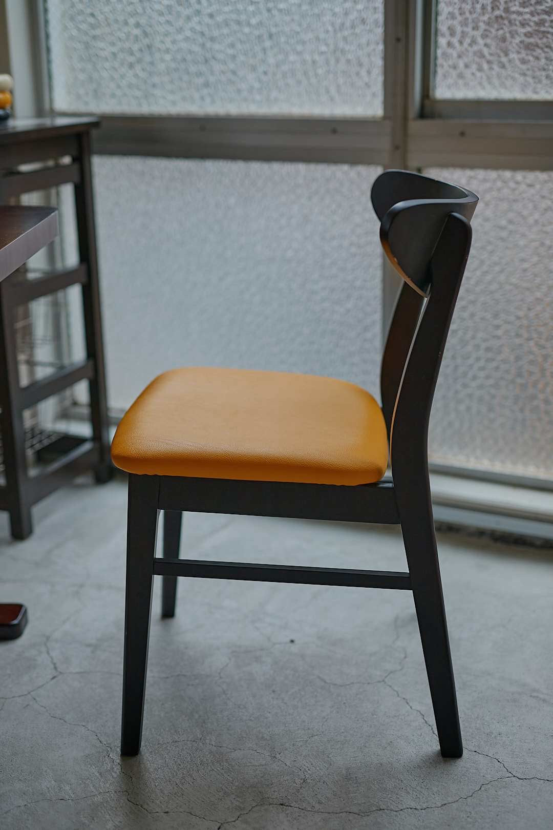 Dark Brown& Mustard Dining Set