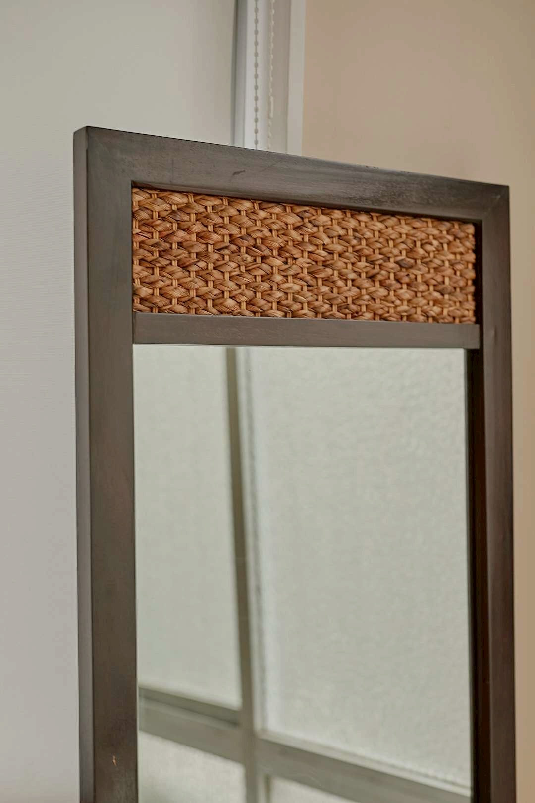 Rattan Accent Mirror