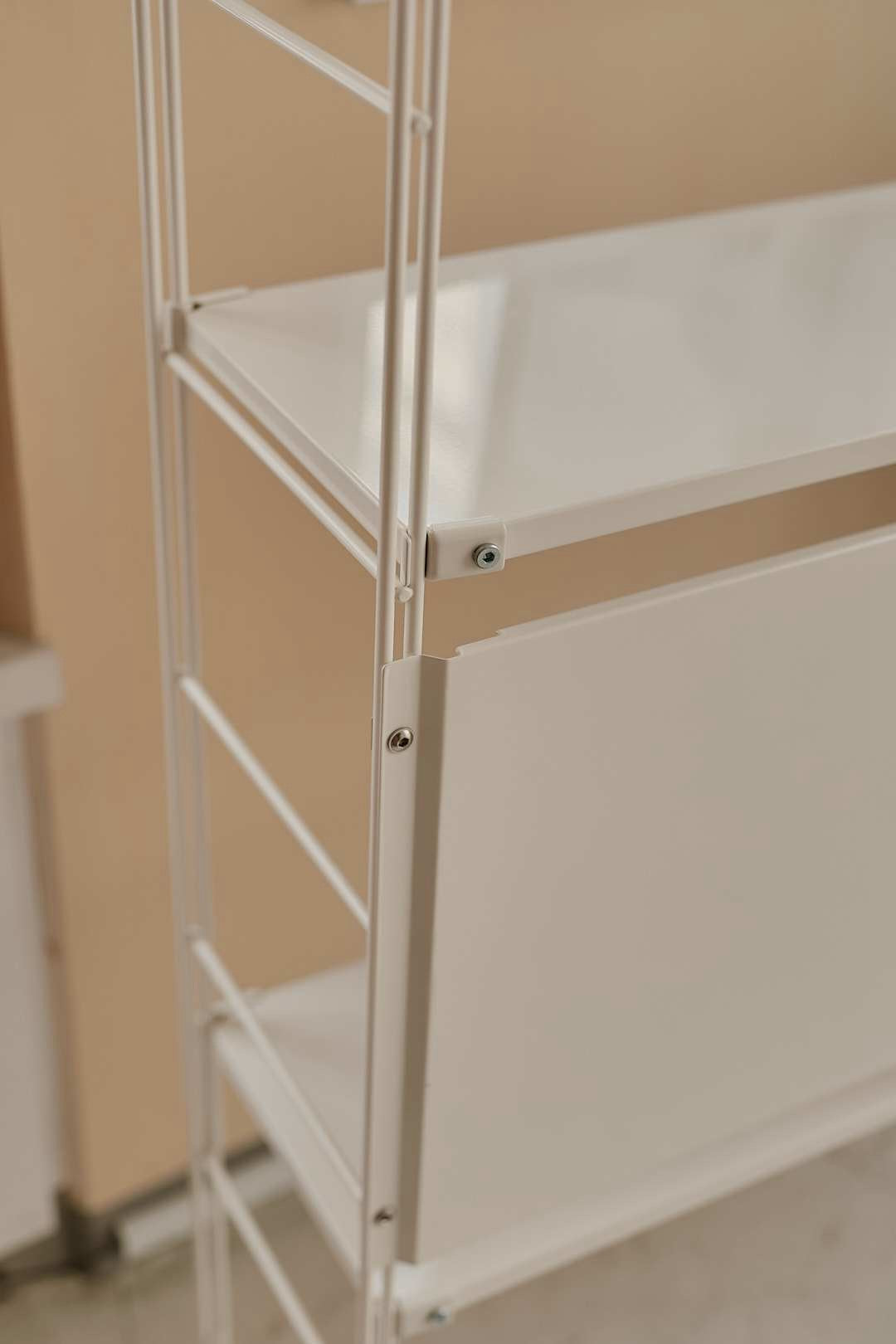 White Caster Shelf