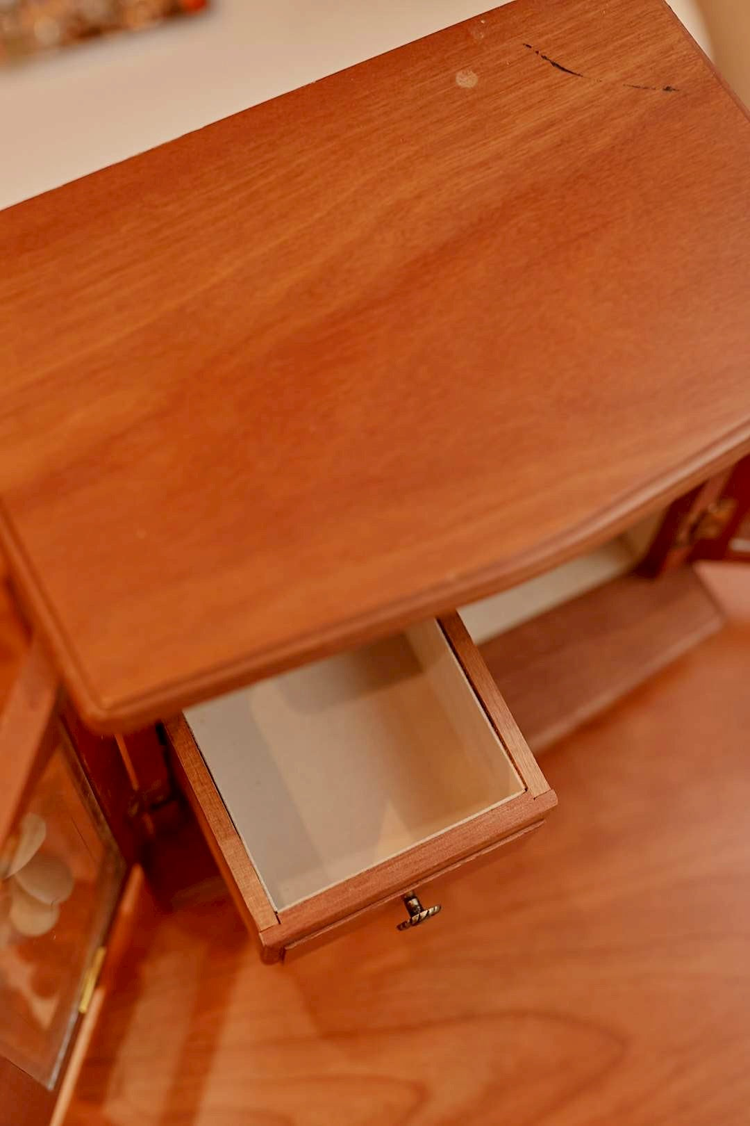Glass Door Jewelry Cabinet
