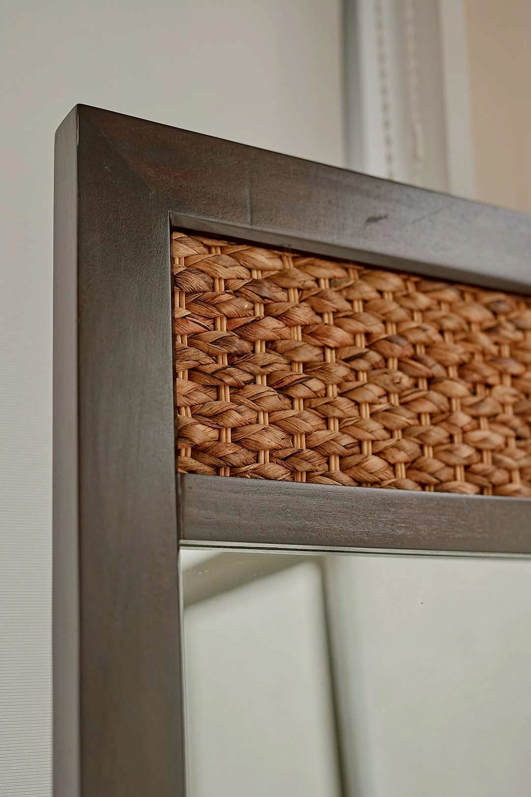 Rattan Accent Mirror