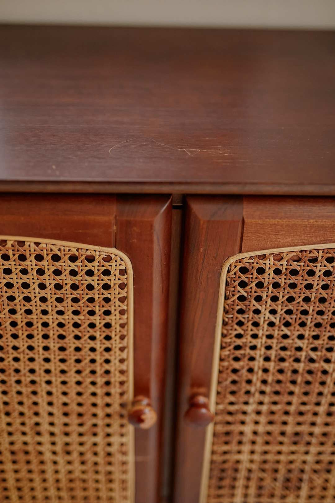 Rattan Frame Storage Shelf