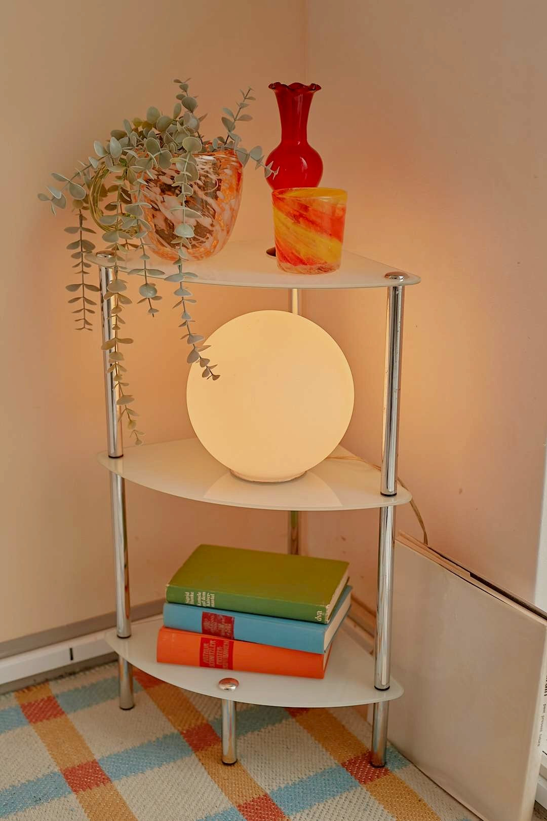 Glass Corner Stand