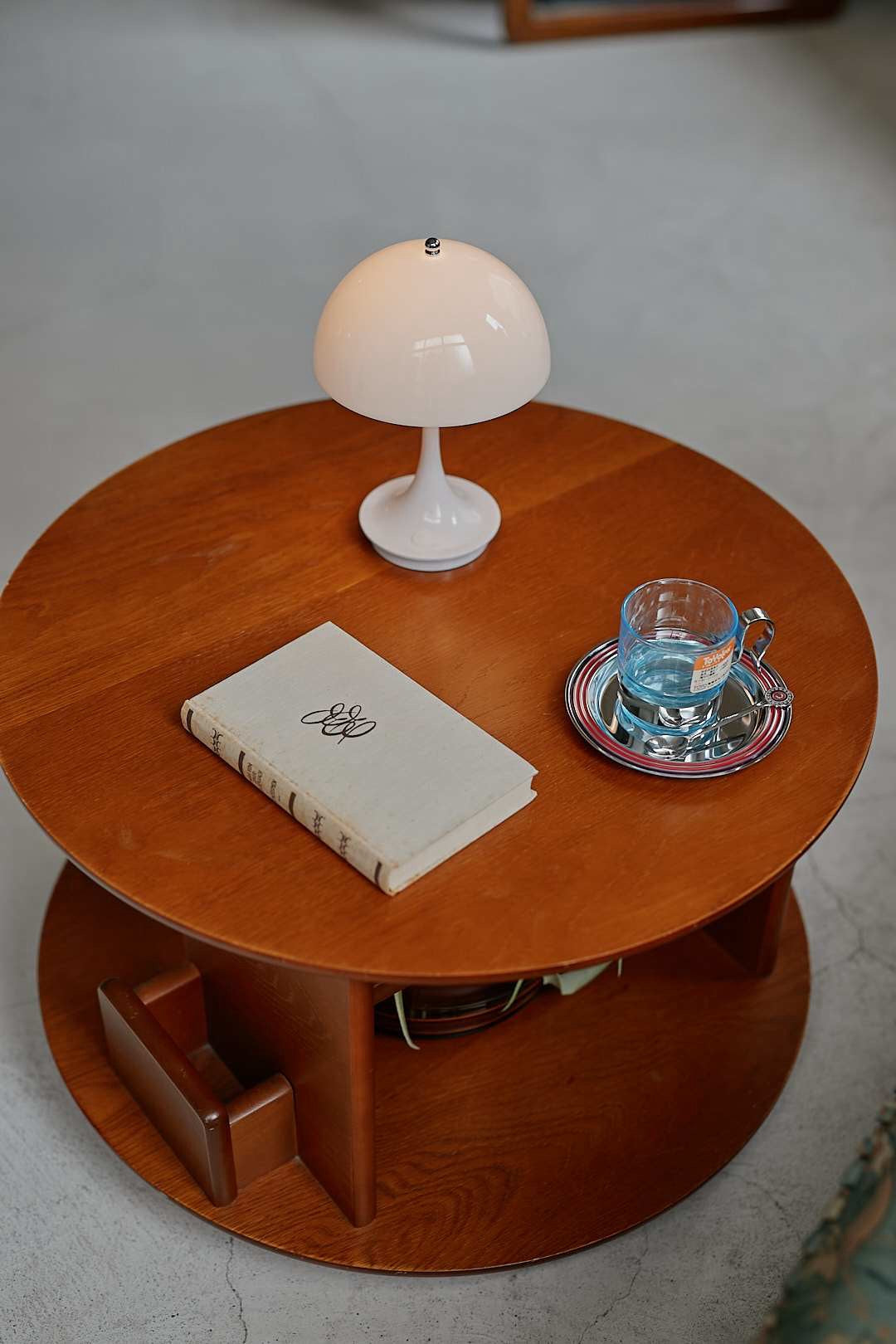 Round Wood Stage Table