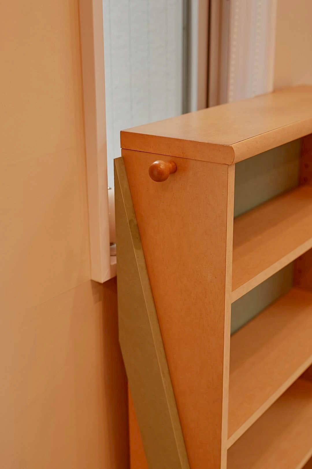 Mint green Open Bookshelf