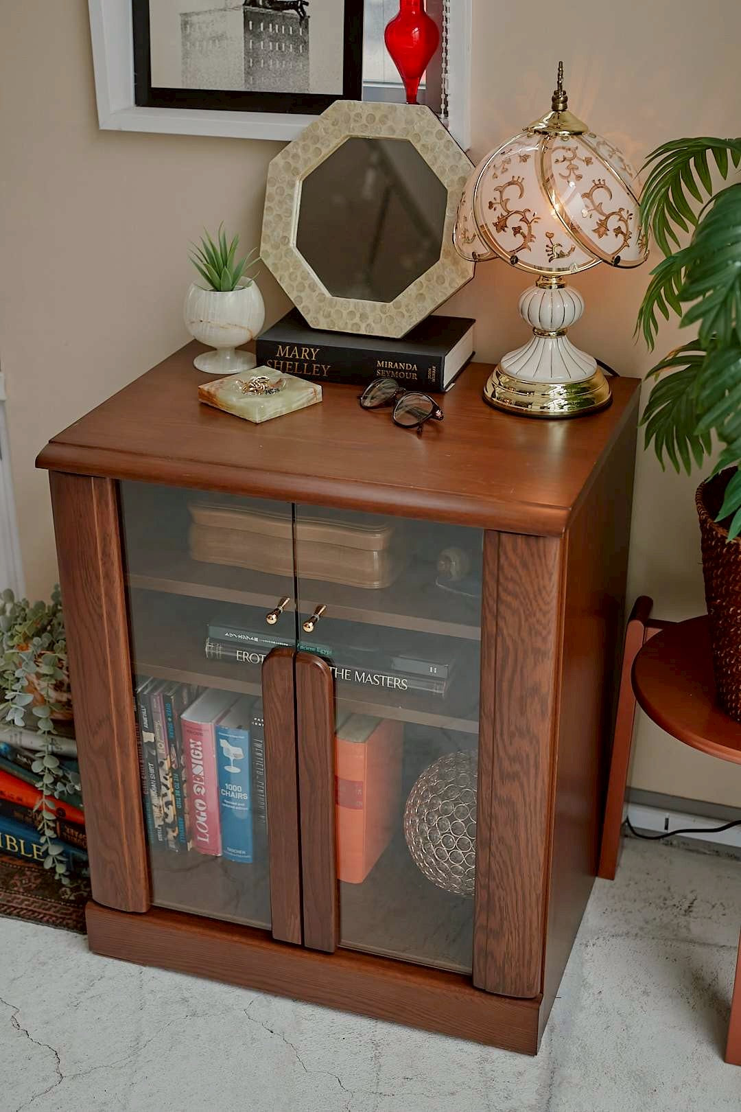 Brownwood Display Cabinet